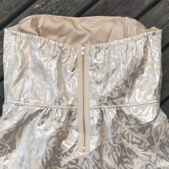 🦅 AE Sweetheart Metallic Jacquard Dress - Picture 6 of 12